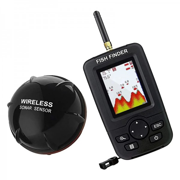 Wireless Sonar Fishing Alert Fish Finder Underwater Echo Sounder Fishing Detector Portable Fish Finder